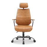 Modern European furniture - Adjustable Leather Office Chair - www.oroa.com