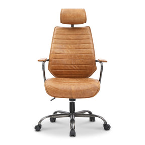 Modern European furniture - Adjustable Leather Office Chair - www.oroa.com