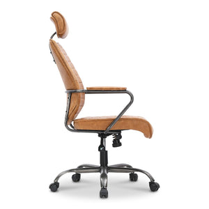 Modern European furniture - Adjustable Leather Office Chair - www.oroa.com
