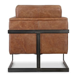 Modern European furniture - Leather Cantilevered Club Chair - www.oroa.com
