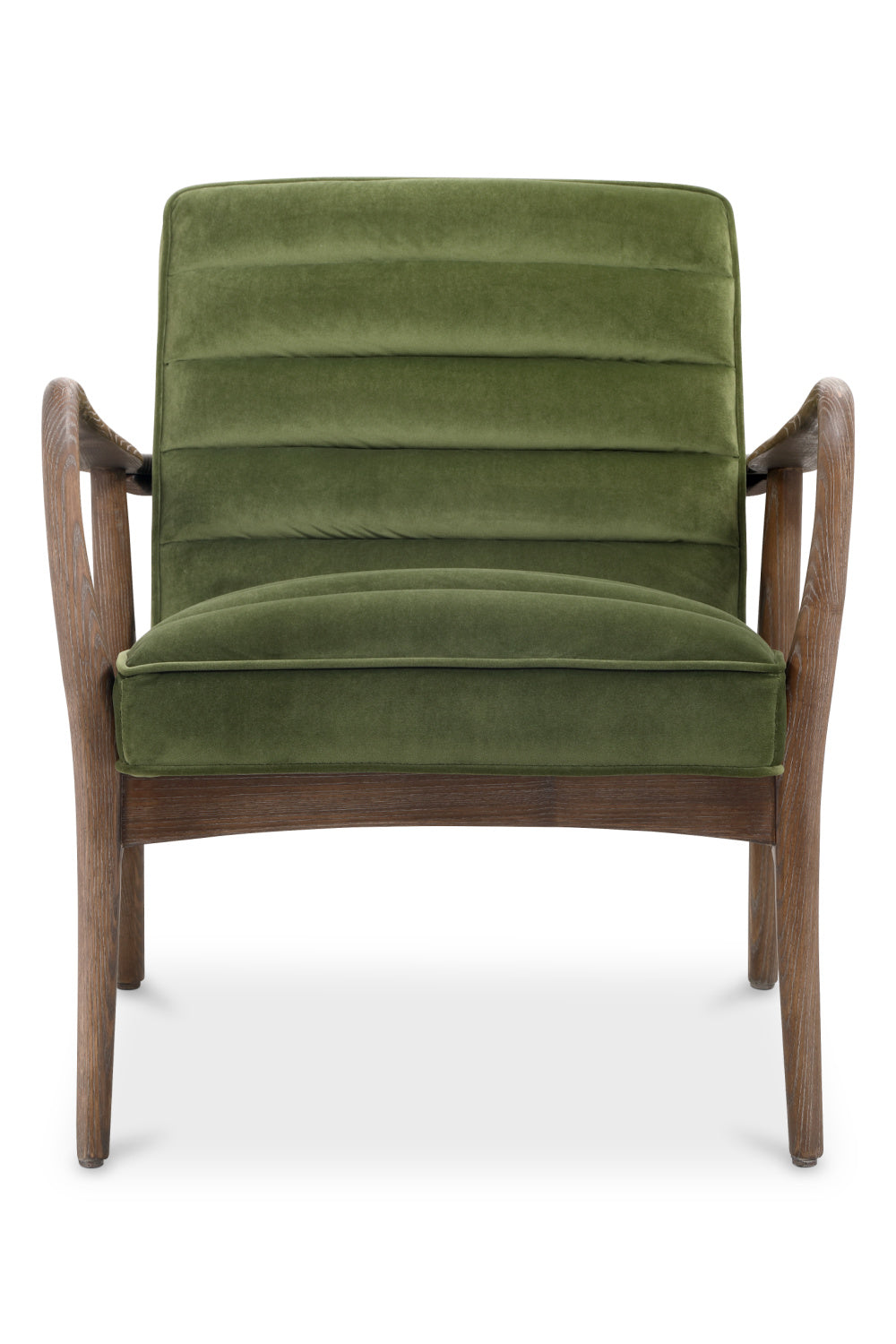 Modern European furniture - Green Velvet Tufted Lounge Chair - www.oroa.com