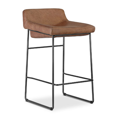 Modern European furniture - Leather Backless Counter Stools (2) - www.oroa.com