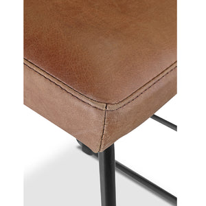Modern European furniture - Leather Backless Counter Stools (2) - www.oroa.com