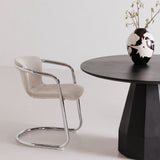 Modern European furniture - Cantilevered Dining Chair Set (2) - www.oroa.com