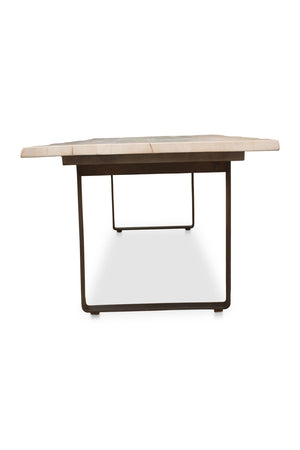 Mango Wood Top Dining Table | Novi Living Wilks