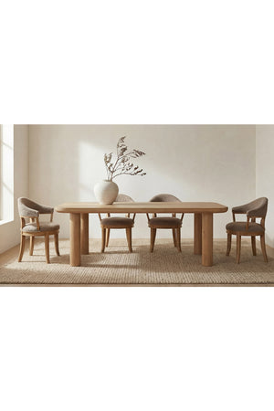 Scandinavian Style Oak Dining Table | Novi Living Anders