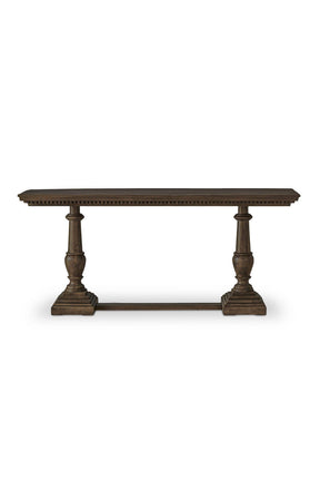 Modern European furniture - Brown Mango Wood Console Table - www.oroa.com