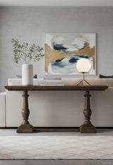 Modern European furniture - Brown Mango Wood Console Table - www.oroa.com