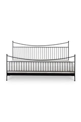 Modern European furniture - Black Iron Bed - www.oroa.com