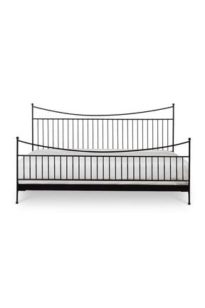 Modern European furniture - Black Iron Bed - www.oroa.com
