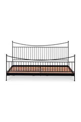 Modern European furniture - Black Iron Bed - www.oroa.com