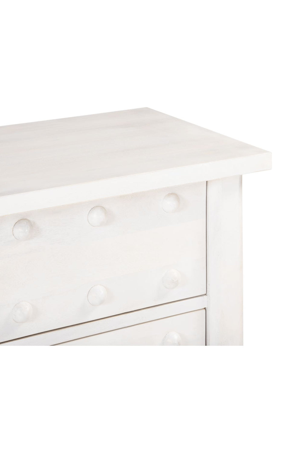 Modern European furniture - Whitewashed 2-Drawer Nightstand - www.oroa.com