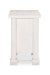 Modern European furniture - Whitewashed 2-Drawer Nightstand - www.oroa.com