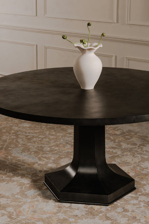 Black Round Dining Table | Novi Living Ethan