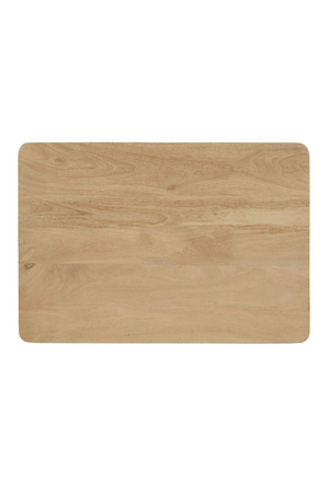 2-Drawer Mango Wood Nightstand | Novi Living Fulton | Oroa.com