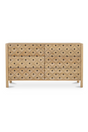 Modern European furniture - 6-Drawer Mango Wood Dresser - www.oroa.com
