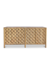 Modern European furniture - 4-Door Mango Wood Sideboard - www.oroa.com