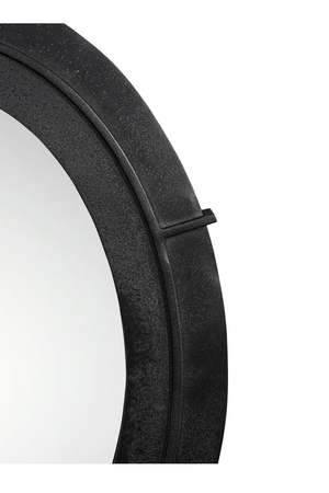 Aged Black Oval Mirror | Novi Living Antoni | Oroa.com