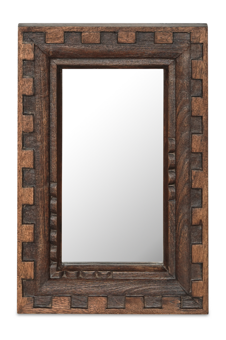Brown Mango Wood Mirror | Novi Living Holland | Oroa.com