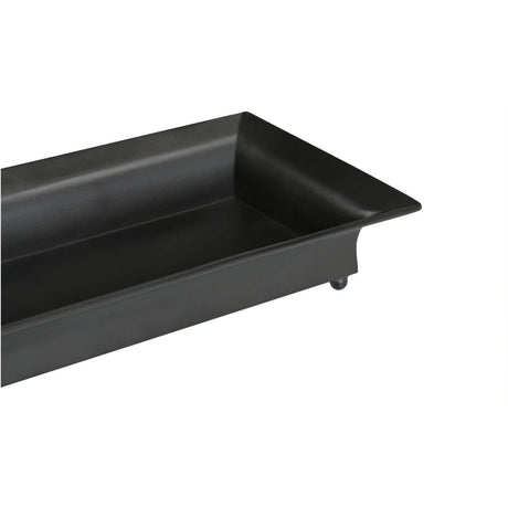 Modern European furniture - Gray Iron Long Tray - www.oroa.com