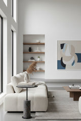 Modern European furniture - Black Iron Accent Table - www.oroa.com