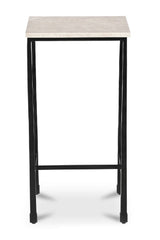 Modern European furniture - Italian Marble Square Side Table - www.oroa.com