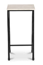 Modern European furniture - Italian Marble Square Side Table - www.oroa.com