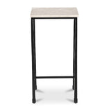 Italian Marble Square Side Table | Novi Living River