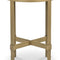 Modern European furniture - Round Travertine Accent Table - www.oroa.com