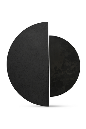 Modern European furniture - Black Semicircle Wall Decor - www.oroa.com