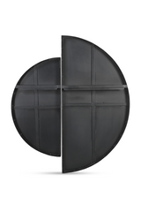 Modern European furniture - Black Semicircle Wall Decor - www.oroa.com
