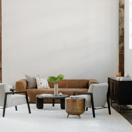 Modern European furniture - Drum-Style Accent Table - www.oroa.com