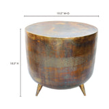 Modern European furniture - Drum-Style Accent Table - www.oroa.com
