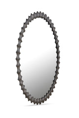 Modern European furniture - Black Round Mirror - www.oroa.com