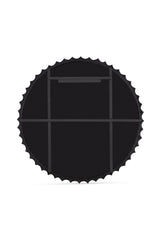 Modern European furniture - Black Round Mirror - www.oroa.com