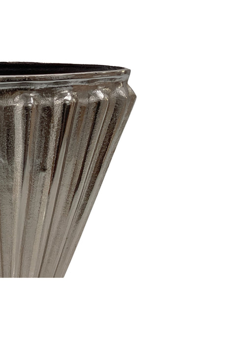 Modern European furniture - Cast Aluminum Tapered Vase - www.oroa.com