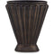 Modern European furniture - Cast Aluminum Tapered Vase - www.oroa.com