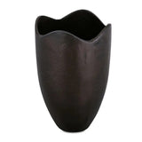 Solid Aluminum Scalloped Vase | Novi Living Athena