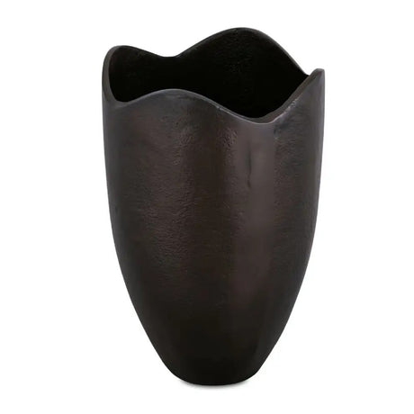 Solid Aluminum Scalloped Vase - Novi Living Athena - view 4