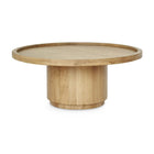 Modern European furniture - Round Tray Oak Coffee Table - www.oroa.com