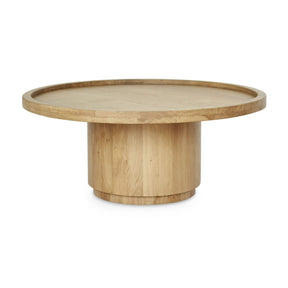 Modern European furniture - Round Tray Oak Coffee Table - www.oroa.com