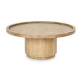 Modern European furniture - Round Tray Oak Coffee Table - www.oroa.com