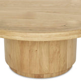 Modern European furniture - Round Tray Oak Coffee Table - www.oroa.com
