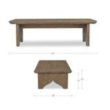 Solid Oak Coffee Table | Novi Living Lake