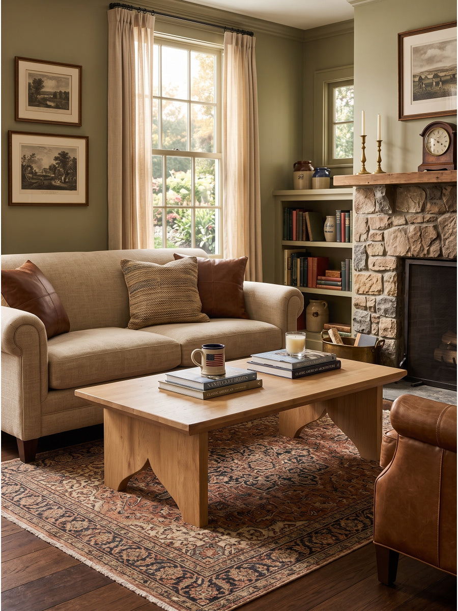 Solid Oak Coffee Table | Novi Living Lake