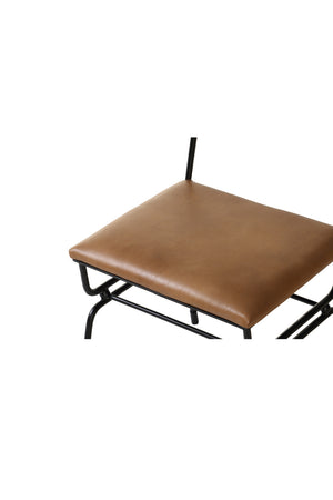 Modern European furniture - Hammered Metal Frame Dining Chair - www.oroa.com