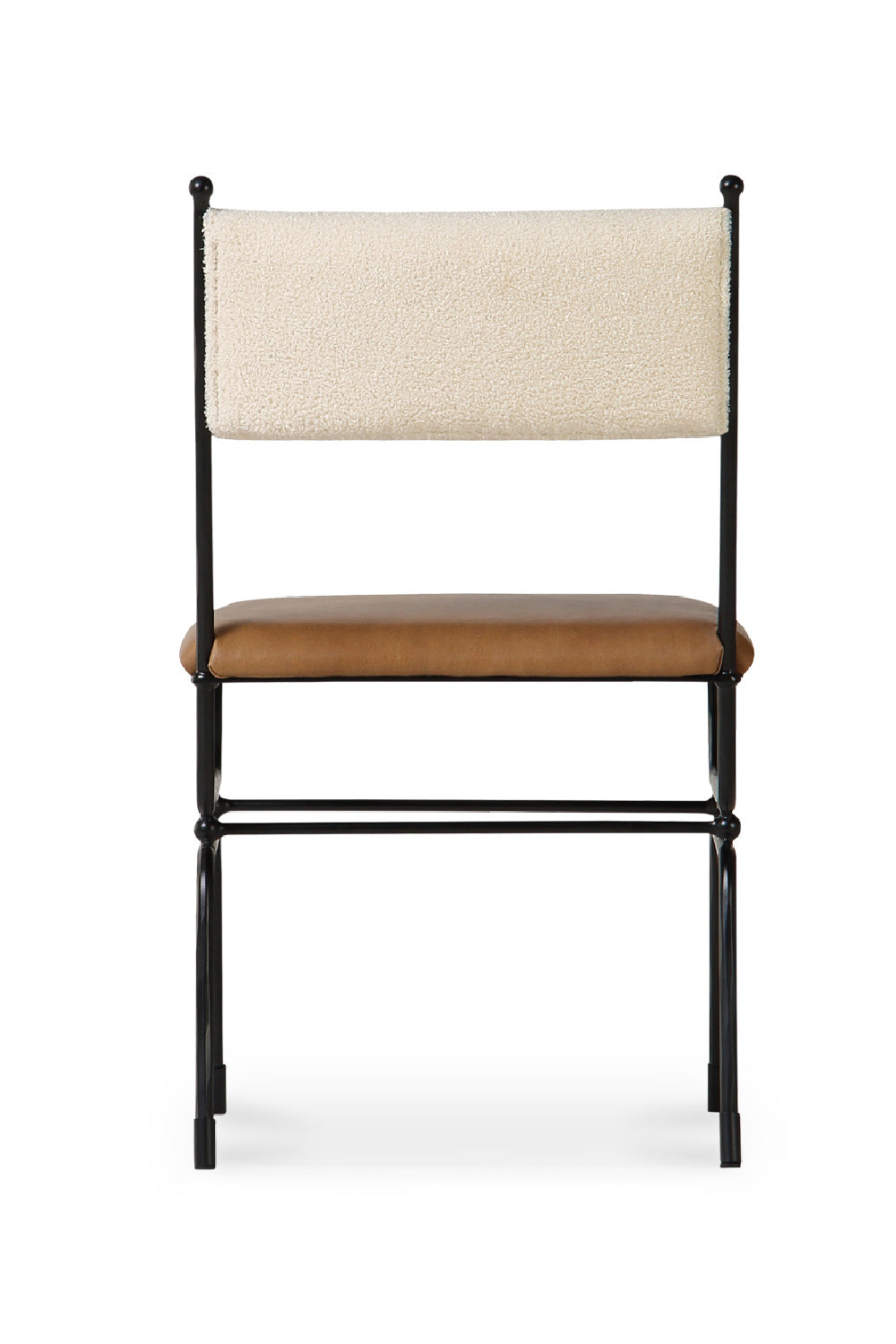 Modern European furniture - Hammered Metal Frame Dining Chair - www.oroa.com