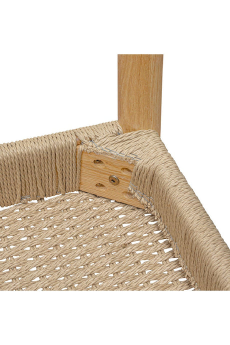 Modern European furniture - Cane-Wrapped Dining Chair Set (2) - www.oroa.com
