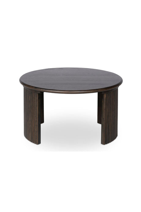 Modern European furniture - Oak Fluted Base Coffee Table - www.oroa.com