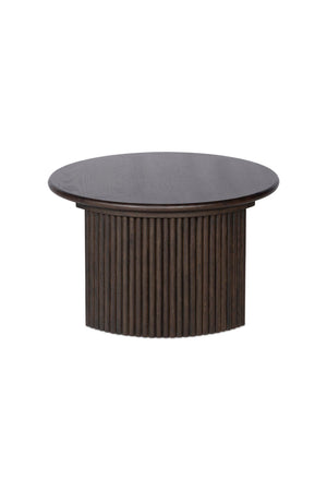 Oak Fluted Base Coffee Table | Novi Living Penny